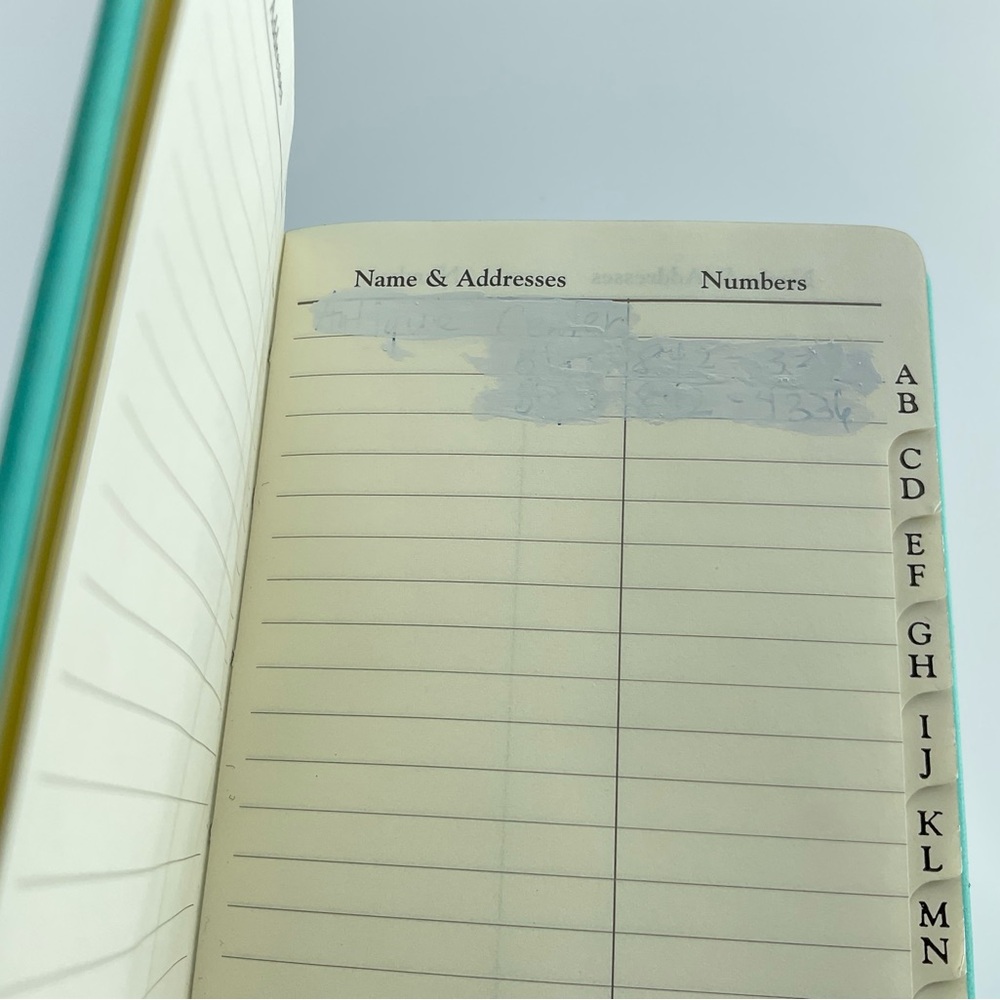 Vintage Tiffany & Co Leather Address Book, Tiffany Blue Leather - Picture 4 of 10